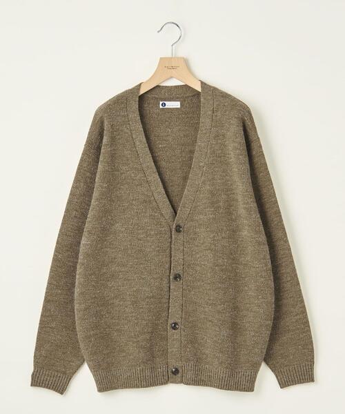 info. BEAUTY&YOUTH(インフォビューティアンドユース)の「【WEB限定】 <info. BEAUTY&YOUTH> バルーンシルエット ニットカーディガン(カーディガン/ボレロ・メンズ・ダークグレー/ケリー/ブラウン/モカ・L/M/S)」の3枚目の写真