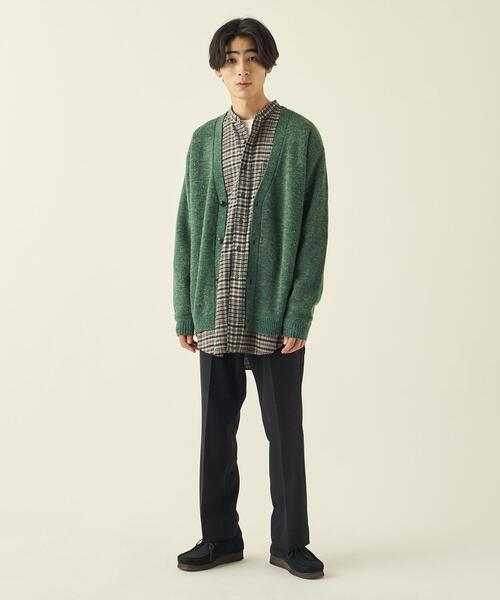 info. BEAUTY&YOUTH(インフォビューティアンドユース)の「【WEB限定】 <info. BEAUTY&YOUTH> バルーンシルエット ニットカーディガン(カーディガン/ボレロ・メンズ・ダークグレー/ケリー/ブラウン/モカ・L/M/S)」の10枚目の写真