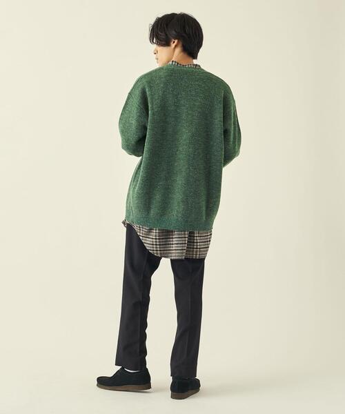 info. BEAUTY&YOUTH(インフォビューティアンドユース)の「【WEB限定】 <info. BEAUTY&YOUTH> バルーンシルエット ニットカーディガン(カーディガン/ボレロ・メンズ・ダークグレー/ケリー/ブラウン/モカ・L/M/S)」の11枚目の写真