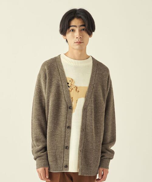 info. BEAUTY&YOUTH(インフォビューティアンドユース)の「【WEB限定】 <info. BEAUTY&YOUTH> バルーンシルエット ニットカーディガン(カーディガン/ボレロ・メンズ・ダークグレー/ケリー/ブラウン/モカ・L/M/S)」の20枚目の写真