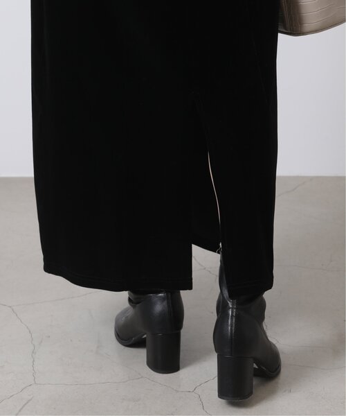 RAY CASSIN（レイカズン）の「ストレートベロアキャミワンピース（ワンピース・レディース・ブラック/カーキ/ベージュ・FREE）」の13枚目の写真