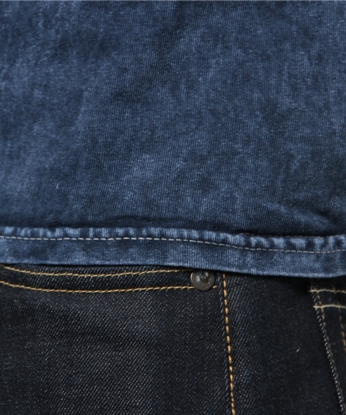 DOUBLE STEAL（ダブルスティール）の「Mineral Wash Ｔシャツ（Tシャツ/カットソー・メンズ・ブラック/ネイビー/レッド・LARGE/MEDIUM/X-LARGE/SMALL）」の10枚目の写真