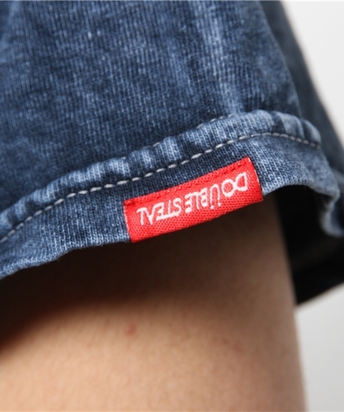 DOUBLE STEAL（ダブルスティール）の「Mineral Wash Ｔシャツ（Tシャツ/カットソー・メンズ・ブラック/ネイビー/レッド・LARGE/MEDIUM/X-LARGE/SMALL）」の8枚目の写真