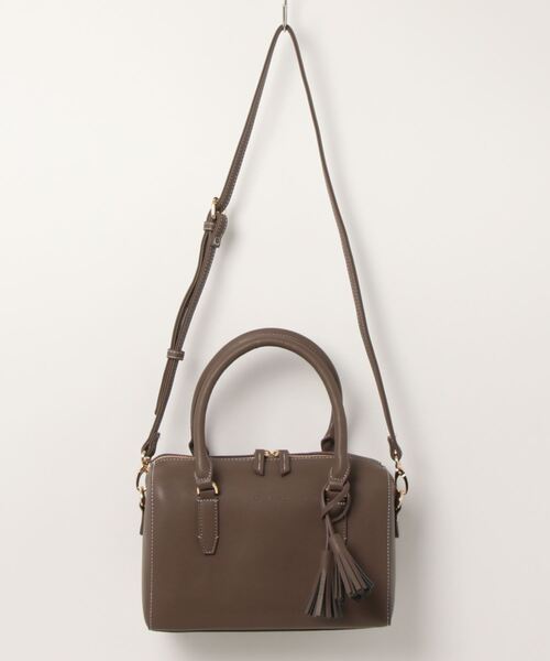 CECIL McBEE（セシルマクビー）の「【CECIL McBEE / セシルマクビー】 レイズ ショルダーバッグ（ショルダーバッグ・レディース・ブラック/ライトグレー/グレー・FREE）」の3枚目の写真