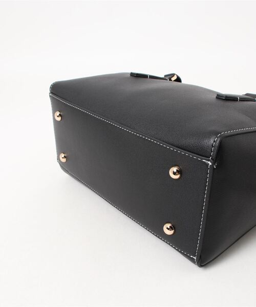 CECIL McBEE（セシルマクビー）の「【CECIL McBEE / セシルマクビー】 レイズ ショルダーバッグ（ショルダーバッグ・レディース・ブラック/ライトグレー/グレー・FREE）」の5枚目の写真