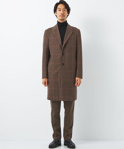green label relaxing（グリーンレーベルリラクシング）の「＜Loro Piana（ロロ ピアーナ）＞ストーム チェスター コート -撥水・防風-（チェスターコート・メンズ・ネイビー/ブラウン・M/XL/S/L）」の5枚目の写真