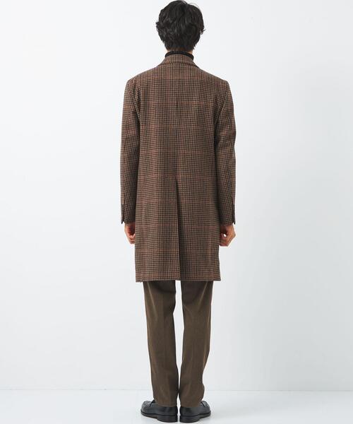 green label relaxing（グリーンレーベルリラクシング）の「＜Loro Piana（ロロ ピアーナ）＞ストーム チェスター コート -撥水・防風-（チェスターコート・メンズ・ネイビー/ブラウン・M/XL/S/L）」の7枚目の写真