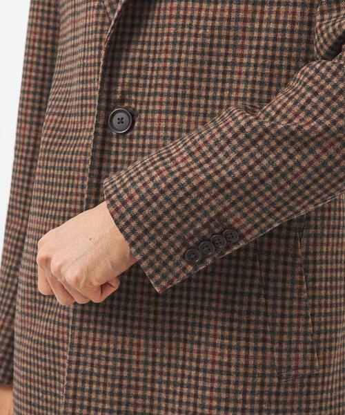 green label relaxing（グリーンレーベルリラクシング）の「＜Loro Piana（ロロ ピアーナ）＞ストーム チェスター コート -撥水・防風-（チェスターコート・メンズ・ネイビー/ブラウン・M/XL/S/L）」の9枚目の写真
