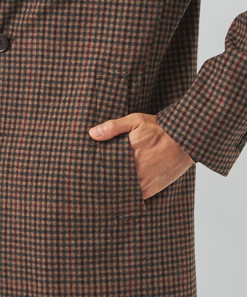 green label relaxing（グリーンレーベルリラクシング）の「＜Loro Piana（ロロ ピアーナ）＞ストーム チェスター コート -撥水・防風-（チェスターコート・メンズ・ネイビー/ブラウン・M/XL/S/L）」の11枚目の写真
