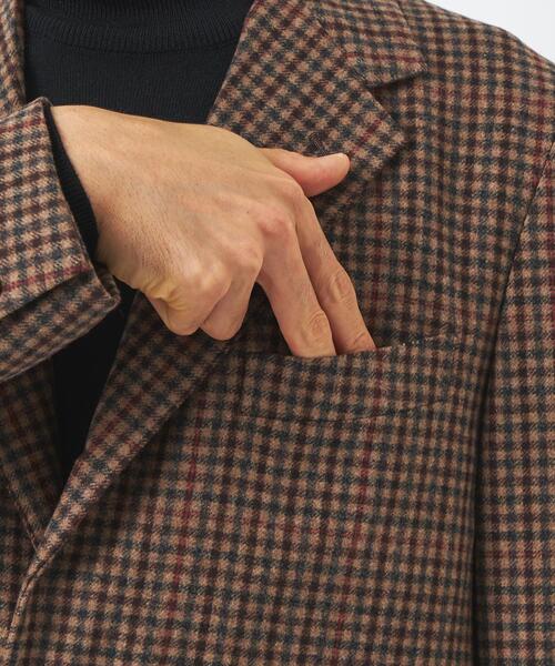 green label relaxing（グリーンレーベルリラクシング）の「＜Loro Piana（ロロ ピアーナ）＞ストーム チェスター コート -撥水・防風-（チェスターコート・メンズ・ネイビー/ブラウン・M/XL/S/L）」の12枚目の写真