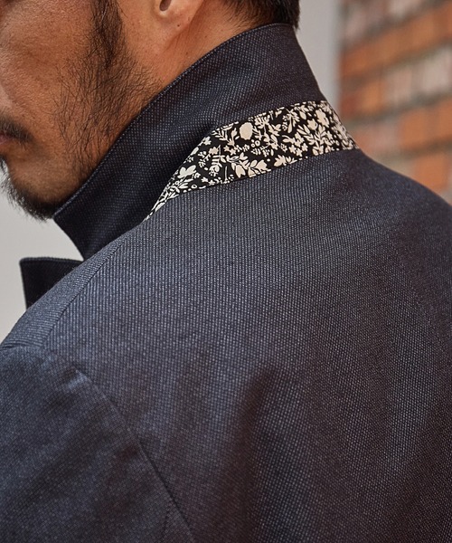 UNION STATION（ユニオンステーション）の「【EFFORTLESS】メランジカルゼテーラードジャケット<セットアップ対応>（テーラードジャケット・メンズ・チャコールグレー/ネイビー・LL/S/M/L）」の18枚目の写真
