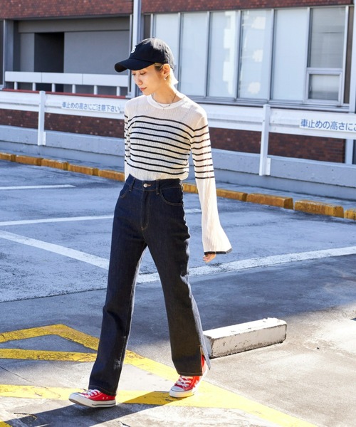 VALABASAS フレアデニム スリムフィット ブラック サイズ30 VALABASAS