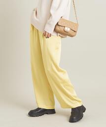 BEAUTY&YOUTH UNITED ARROWS | ポリエステルサテン タックパンツ -ウォッシャブル-(その他パンツ)