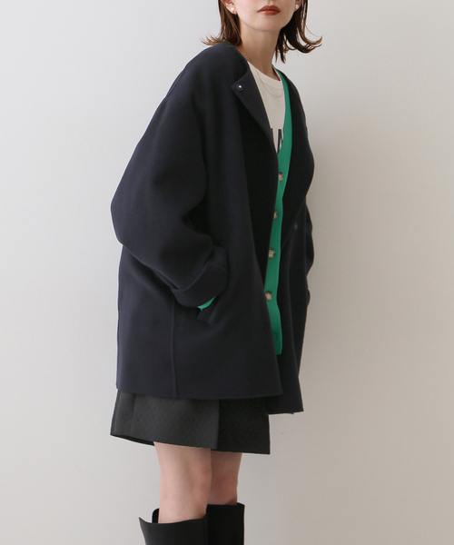 SLOBE IENA(スローブイエナ)の「キルトジャガードタックキュロット(その他パンツ・レディース・ブラック・38/36)」の5枚目の写真