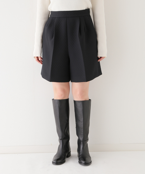 SLOBE IENA(スローブイエナ)の「キルトジャガードタックキュロット(その他パンツ・レディース・ブラック・38/36)」の12枚目の写真
