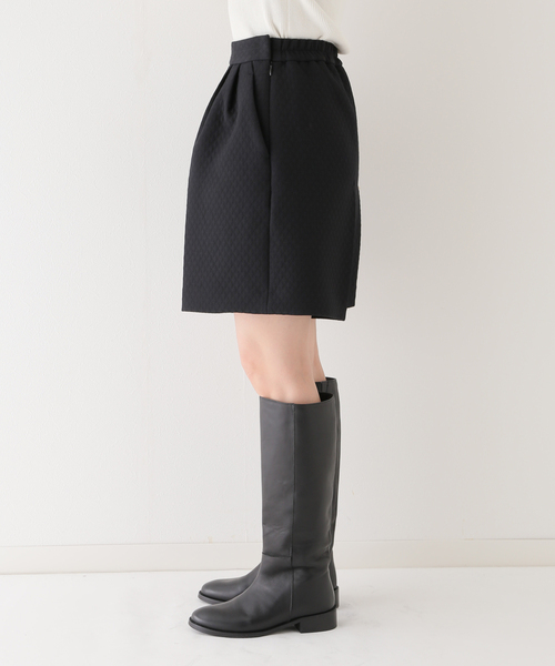 SLOBE IENA(スローブイエナ)の「キルトジャガードタックキュロット(その他パンツ・レディース・ブラック・38/36)」の13枚目の写真