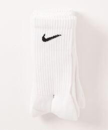 NIKE | 【NIKE/ナイキ】DRYFIT　ワンポイントブランドロゴ　クルーソックス　靴下　ホワイト３足組(ソックス/靴下)