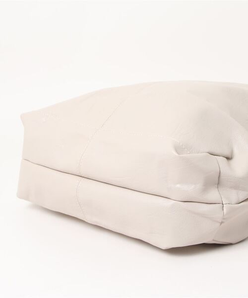 florist（フローリスト）の「【大容量/2WAY】シンプルレザートートバッグ/ショルダーバッグ（トートバッグ・レディース・オフホワイト/グリーン/ブラック・FREE）」の12枚目の写真