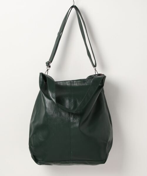 florist（フローリスト）の「【大容量/2WAY】シンプルレザートートバッグ/ショルダーバッグ（トートバッグ・レディース・オフホワイト/グリーン/ブラック・FREE）」の16枚目の写真