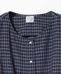 orslow オアスロウ×ビームス　チェックスナップボタンワンピース BEAMS BOY（ビームスボーイ）の「orSlow / チェック スナップボタン