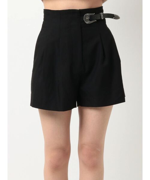 EVRIS(エヴリス)の「バックルデザインショートパンツ(その他パンツ・レディース・ブラウン/ブルー/ブラック・MEDIUM/SMALL)」の16枚目の写真