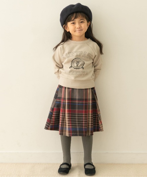 URBAN RESEARCH DOORS（アーバンリサーチドアーズ）の「『親子リンク』カレッジロゴスウェットプルオーバー(KIDS)（スウェット・キッズ・グレー系その他/ブラウン/パープル・120/135/105/150）」の22枚目の写真