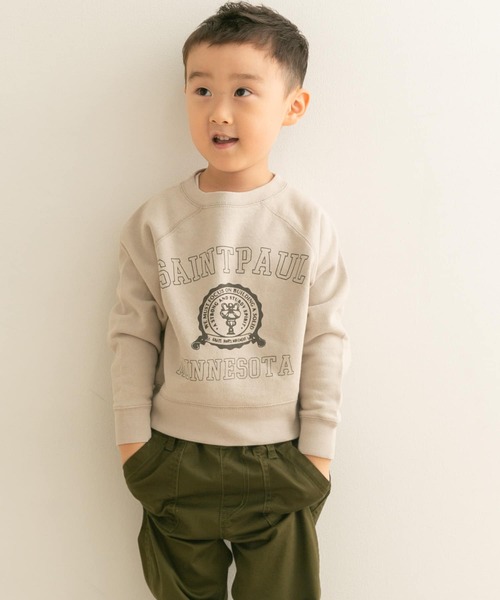 URBAN RESEARCH DOORS（アーバンリサーチドアーズ）の「『親子リンク』カレッジロゴスウェットプルオーバー(KIDS)（スウェット・キッズ・グレー系その他/ブラウン/パープル・120/135/105/150）」の21枚目の写真