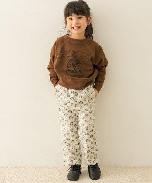 URBAN RESEARCH DOORS（アーバンリサーチドアーズ）の「『親子リンク』カレッジロゴスウェットプルオーバー(KIDS)（スウェット・キッズ・グレー系その他/ブラウン/パープル・120/135/105/150）」の12枚目の写真