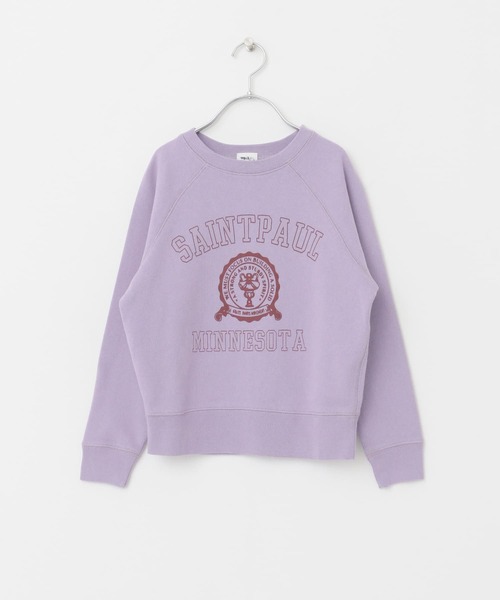URBAN RESEARCH DOORS（アーバンリサーチドアーズ）の「『親子リンク』カレッジロゴスウェットプルオーバー(KIDS)（スウェット・キッズ・グレー系その他/ブラウン/パープル・120/135/105/150）」の9枚目の写真