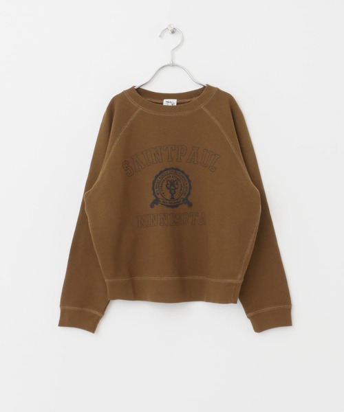 URBAN RESEARCH DOORS（アーバンリサーチドアーズ）の「『親子リンク』カレッジロゴスウェットプルオーバー(KIDS)（スウェット・キッズ・グレー系その他/ブラウン/パープル・120/135/105/150）」の8枚目の写真