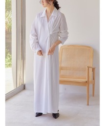 Ayla | design maxi shirt(シャツワンピース)