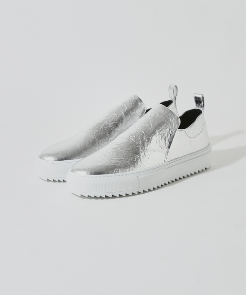 alfredoBANNISTER（アルフレッドバニスター）の「【シルバー】ソフトレザー ボリュームスニーカー（スニーカー・メンズ・シルバー・40/41/42/43）」の13枚目の写真