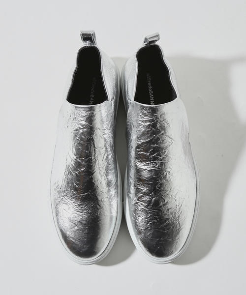 alfredoBANNISTER（アルフレッドバニスター）の「【シルバー】ソフトレザー ボリュームスニーカー（スニーカー・メンズ・シルバー・40/41/42/43）」の20枚目の写真