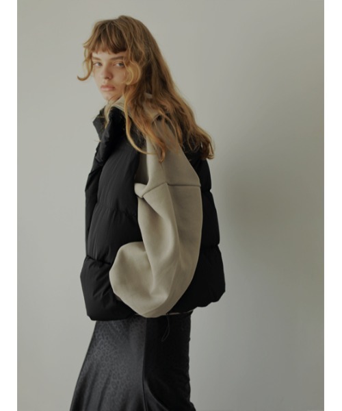 AMAIL（アマイル）の「Box pon ダウンベスト（ダウンベスト・レディース・ホワイト/ブラック・FREE）」の22枚目の写真