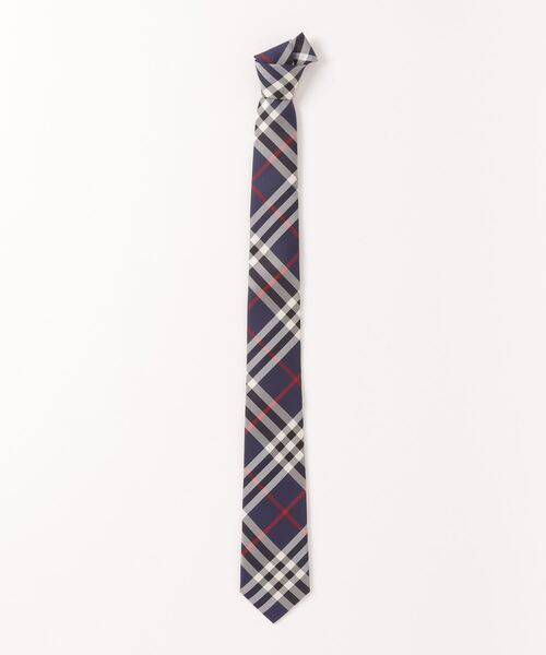 BURBERRY(バーバリー)の「BURBERRY CLASSIC CUT VINTAGE CHECK TIE バーバリー クラシックカット ヴィンテージチェック シルクタイ(ネクタイ・メンズ・ネイビー・ONE SIZE)」の1枚目の写真