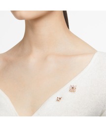 美品　SWAROVSKI ブローチ　宝石デザイン　星　スター　大きめ　ホワイト Swarovski Stella set Mixed cuts, Star, White, Rhodium plated