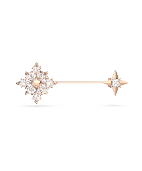 美品　SWAROVSKI ブローチ　宝石デザイン　星　スター　大きめ　ホワイト Swarovski-Fancy-Stones-Star-
