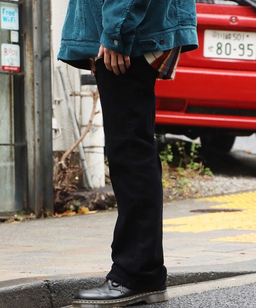 Lee（リー）の「Lee/リー AMERICAN STANDARD BOOT CUT ブーツカット フレア（チノパンツ・メンズ・ダークブラウン/アイボリー/ブラック/マスタード/アクア・34/32/30/28）」の13枚目の写真