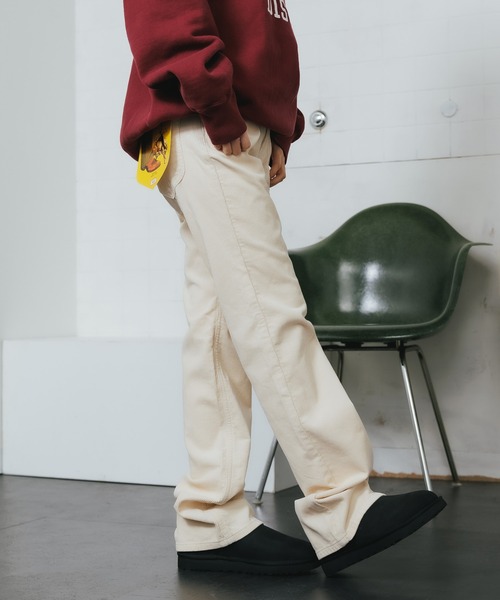 Lee（リー）の「Lee/リー AMERICAN STANDARD BOOT CUT ブーツカット フレア（チノパンツ・メンズ・ダークブラウン/アイボリー/ブラック/マスタード/アクア・34/32/30/28）」の10枚目の写真