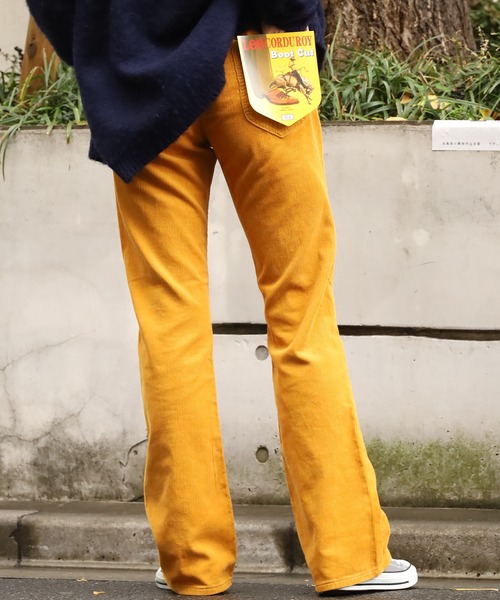 Lee（リー）の「Lee/リー AMERICAN STANDARD BOOT CUT ブーツカット フレア（チノパンツ・メンズ・ダークブラウン/アイボリー/ブラック/マスタード/アクア・34/32/30/28）」の12枚目の写真