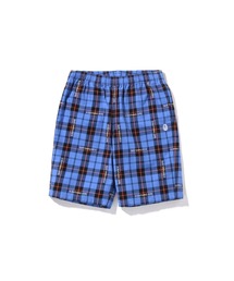 BAPE LOGO CHECK SHORTS M