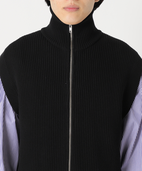 UNFOLLOW（アンフォロー）の「【FOLL / フォル】ドライバーズニットベスト（ベスト・メンズ・ブラック/ベージュ・3/2）」の14枚目の写真