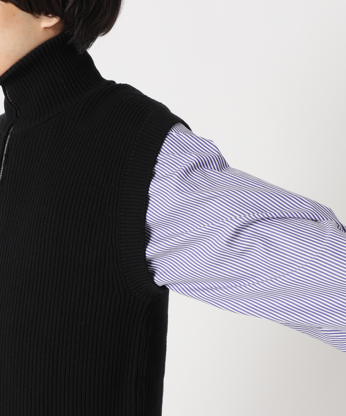 UNFOLLOW（アンフォロー）の「【FOLL / フォル】ドライバーズニットベスト（ベスト・メンズ・ブラック/ベージュ・3/2）」の15枚目の写真