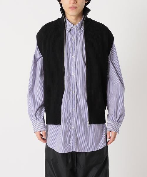 UNFOLLOW（アンフォロー）の「【FOLL / フォル】ドライバーズニットベスト（ベスト・メンズ・ブラック/ベージュ・3/2）」の17枚目の写真