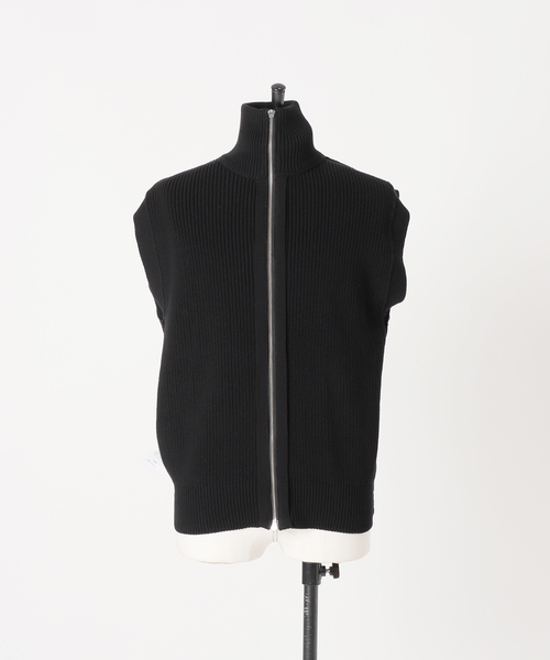 UNFOLLOW（アンフォロー）の「【FOLL / フォル】ドライバーズニットベスト（ベスト・メンズ・ブラック/ベージュ・3/2）」の18枚目の写真