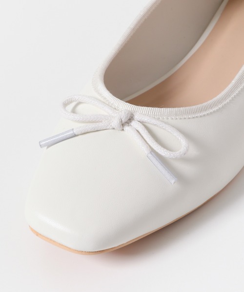 URBAN RESEARCH Sonny Label(アーバンリサーチサニーレーベル)の「コンフォートバレエシューズ(バレエシューズ・レディース・ブラック/オフホワイト/ピンク・SMALL/MEDIUM/LARGE)」の7枚目の写真