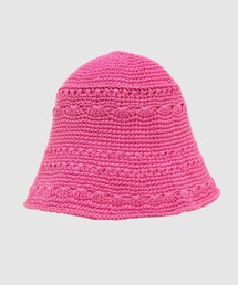 【新品】GANNI ガニー　ロゴ入り ピンク ハット 帽子 GANNI / ガニー Printed Nylon Cap（キャップ）｜UBY Spick & Span