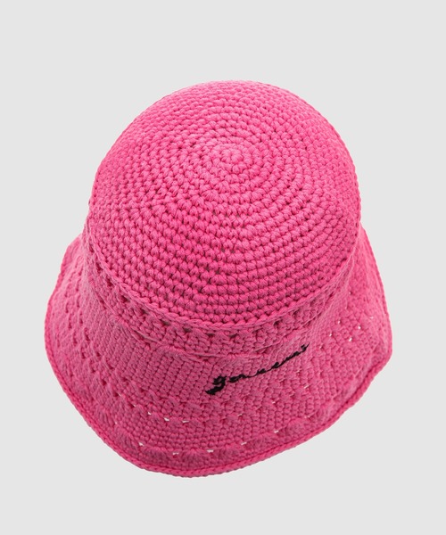 GANNI（ガニー）の「Cotton Crochet Bucket Hat Solid（ハット）」 - WEAR