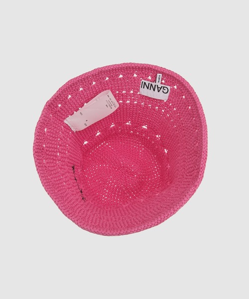 GANNI（ガニー）の「Cotton Crochet Bucket Hat Solid（ハット）」 - WEAR