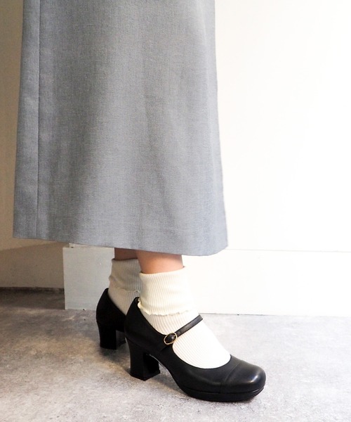 あしながおじさん 厚底 ストラップパンプス 6701529 本革 レザー スクエアトゥ 幅広 パンプス 卒業式 入学式 レディース 靴 歩きやすい あしながおじさん 厚底 ストラップパンプス 6701529 本革